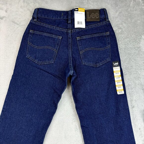 NWT LEE Regular Fit Straight Leg Mens Denim Jeans Pepperwash Dark Wash 29x30 - Picture 3 of 8